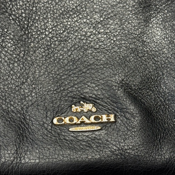 Coach Carrie Crossbody Bag – Refined Pebble Leather | Gold-Tone Hardware - Picture 6 of 13